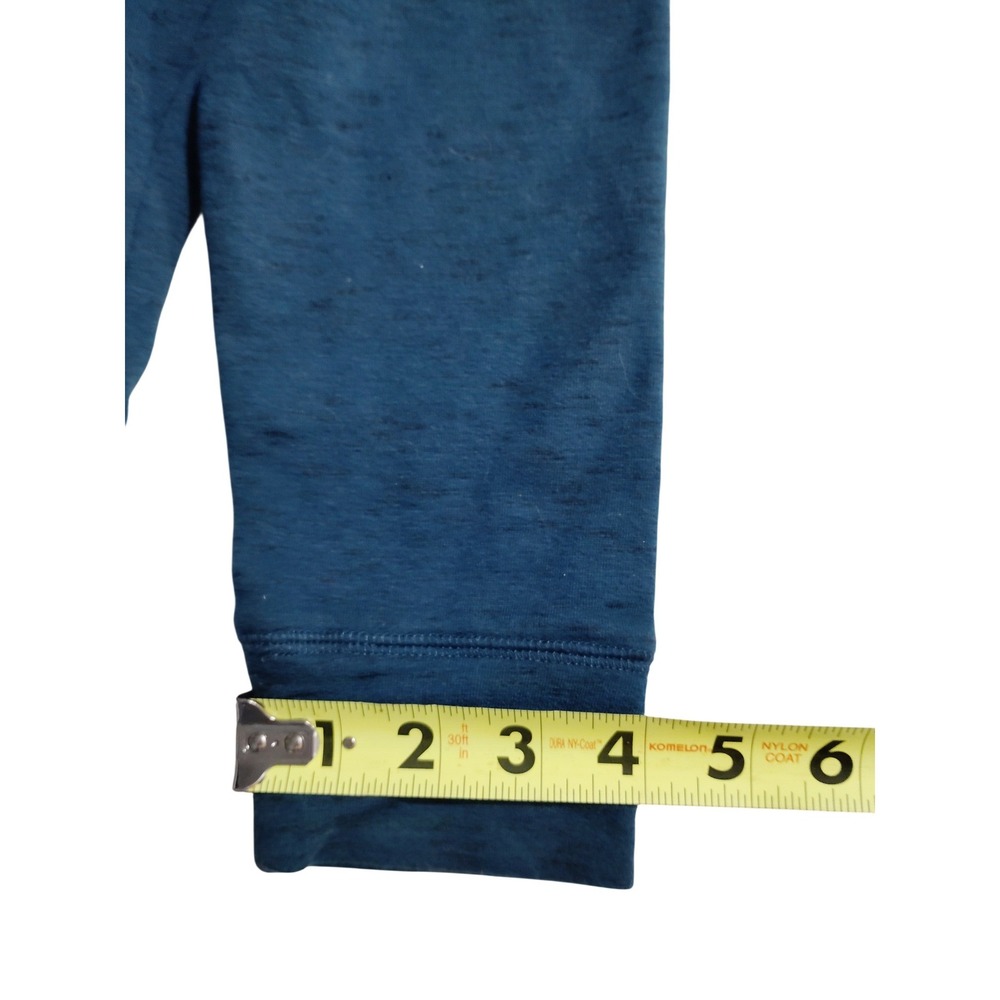 Rumi‎ Ryder Teal Heathered Pullover Hoodie Pocket Sweatshirt Size L 12-14 Kid - Picture 5 of 8